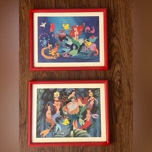 1990 Disney The Little Mermaid Art Set - Red 2